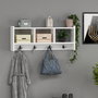 Hanah Home Star - White Perchero de Pared